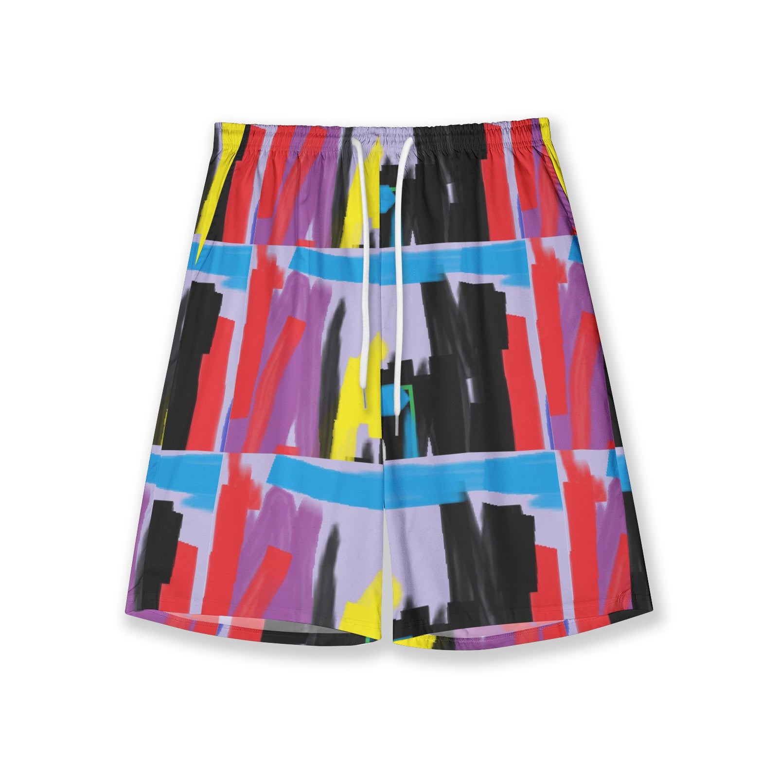 Men's All-Over-Print Hawaiian Swim Shorts