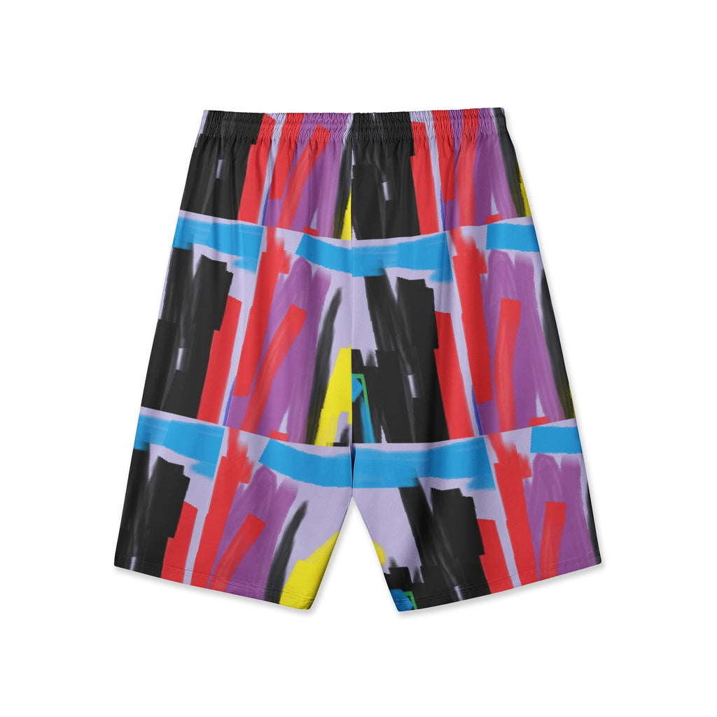 Men's All-Over-Print Hawaiian Swim Shorts