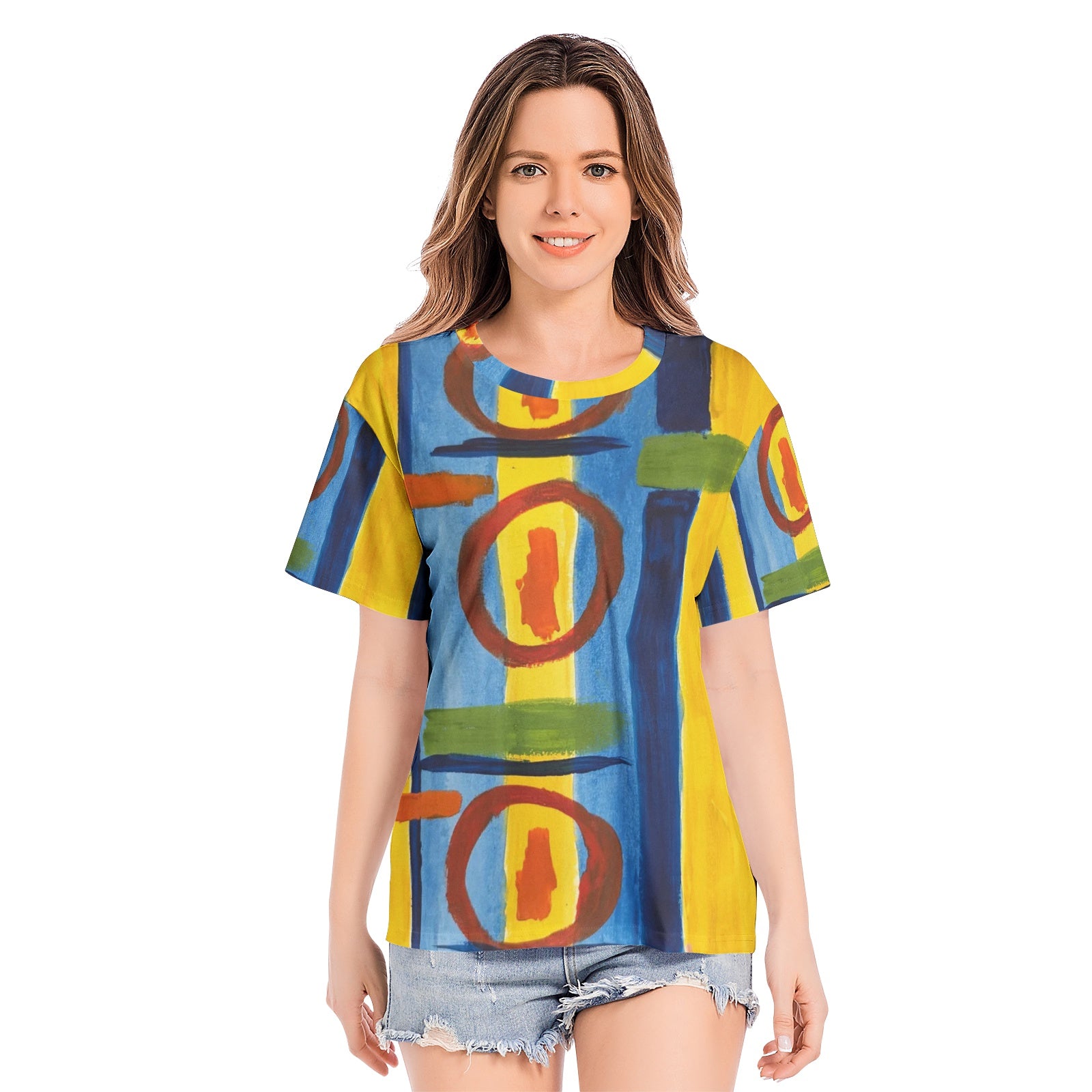 Unisex All-Over Print Cotton T-shirts