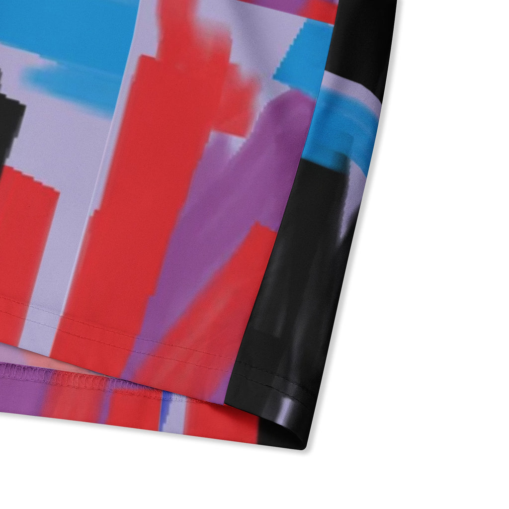 Men's All-Over-Print Hawaiian Swim Shorts