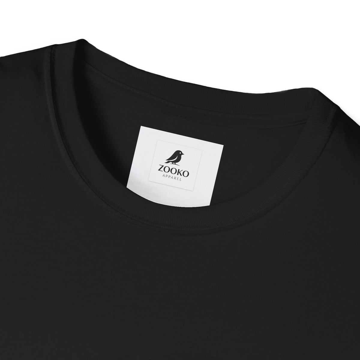 Zooko Bird Logo T-Shirt — Minimalist Branded Crew Tee