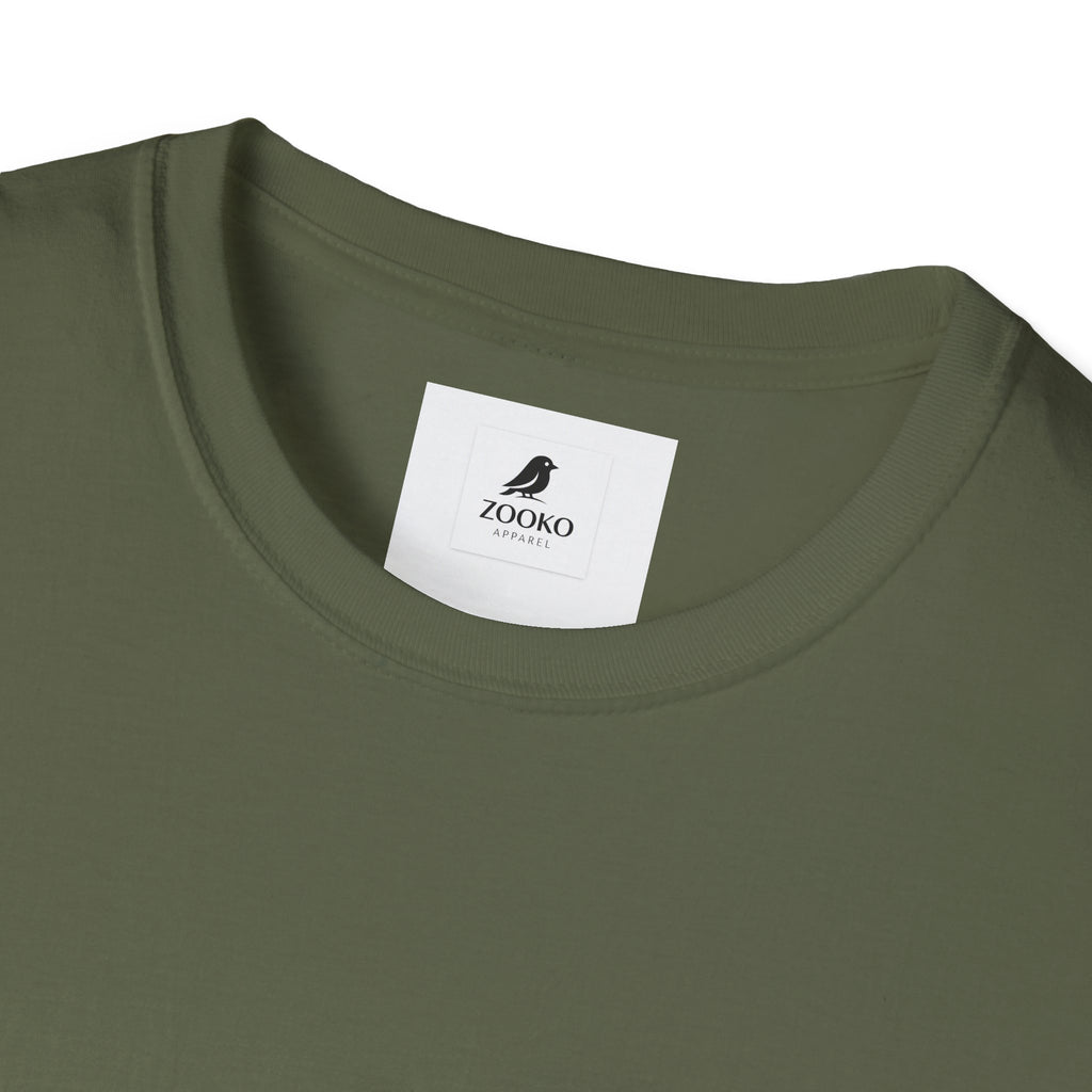 Zooko Bird Logo T-Shirt — Minimalist Branded Crew Tee