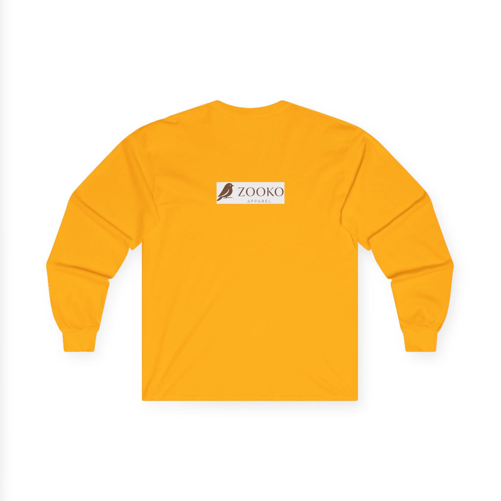 Citrine Silhouette Retro Long Sleeve Tee