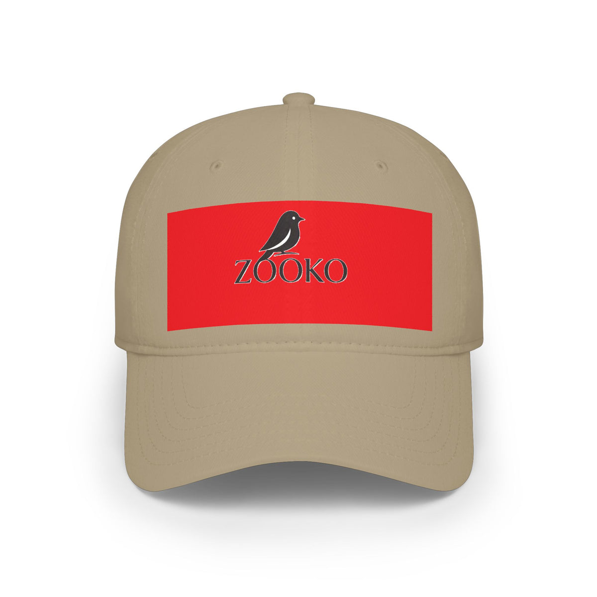 Zooko bird logo Baseball Cap | embroidered bird emblem, adjustable hat