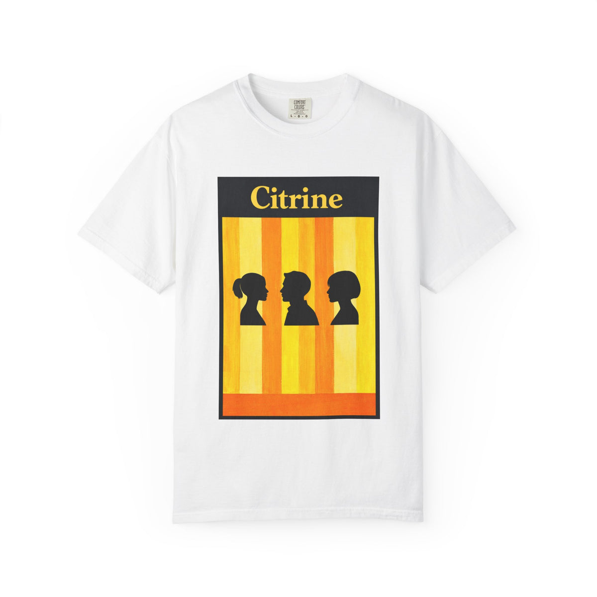 Citrine Silhouette Retro T-Shirt