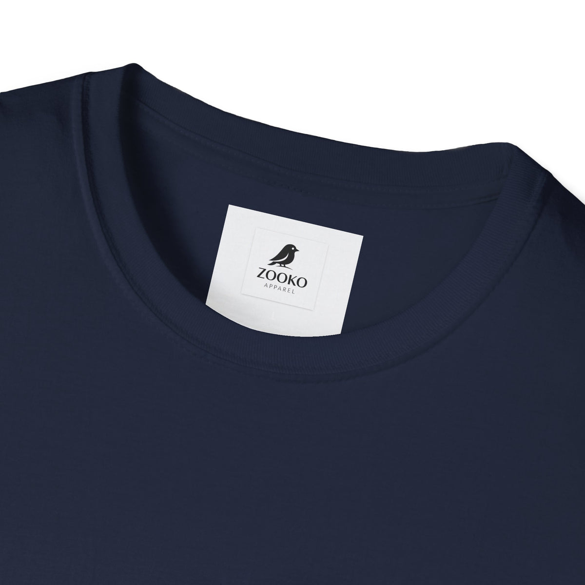 Zooko Bird Logo T-Shirt — Minimalist Branded Crew Tee