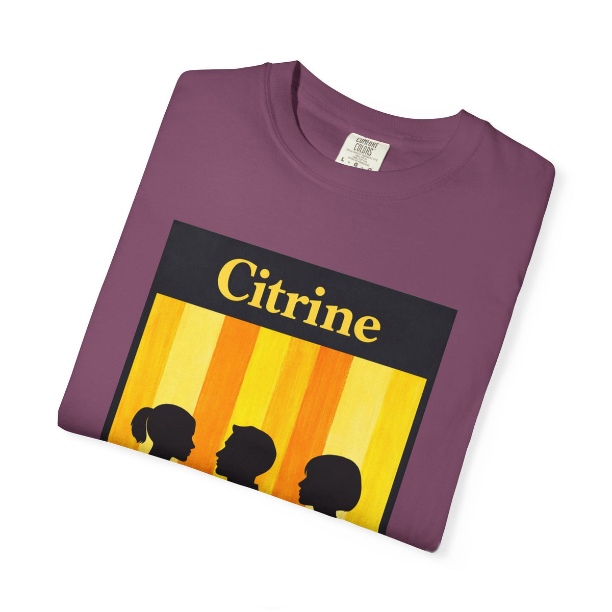Citrine Silhouette Retro T-Shirt