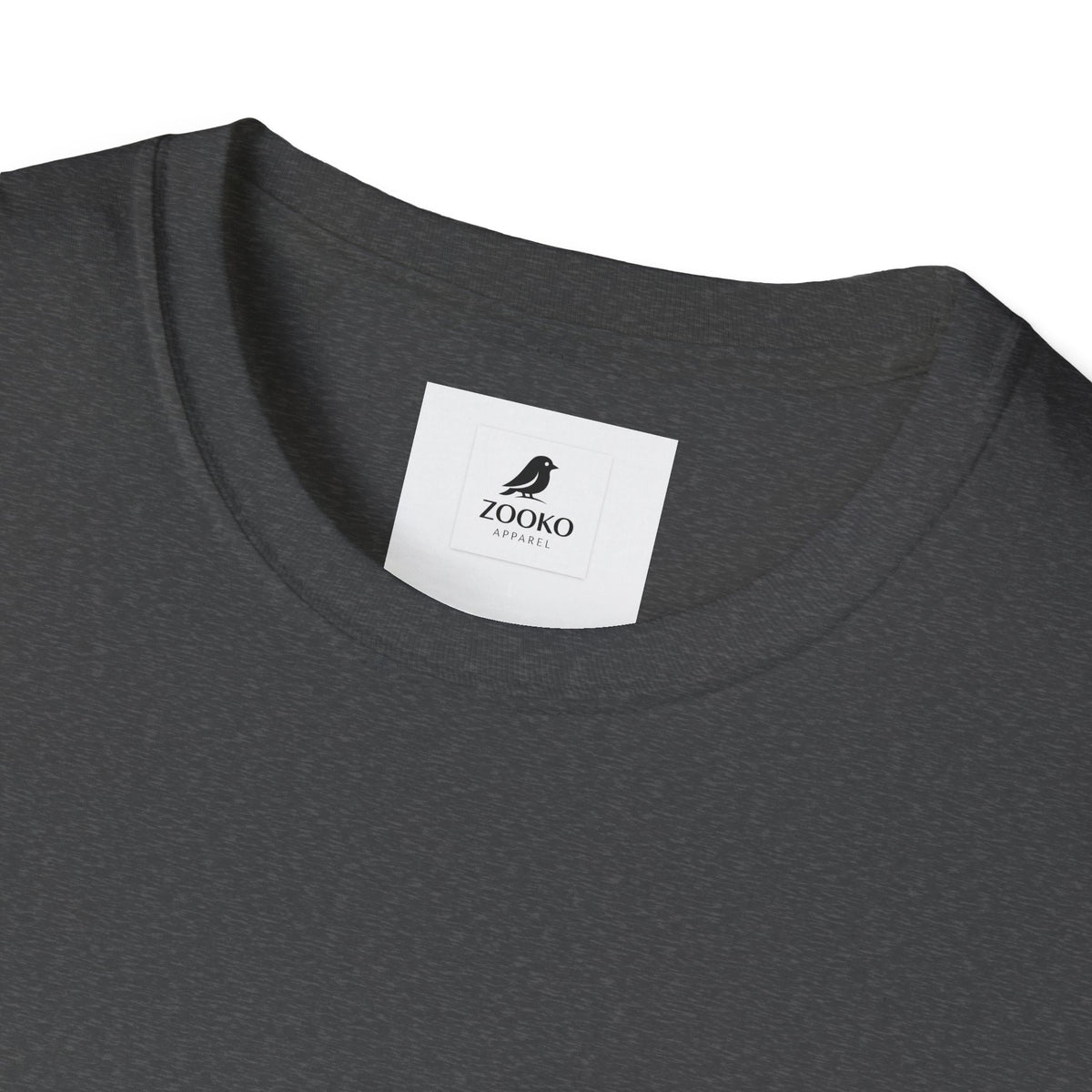 Zooko Bird Logo T-Shirt — Minimalist Branded Crew Tee