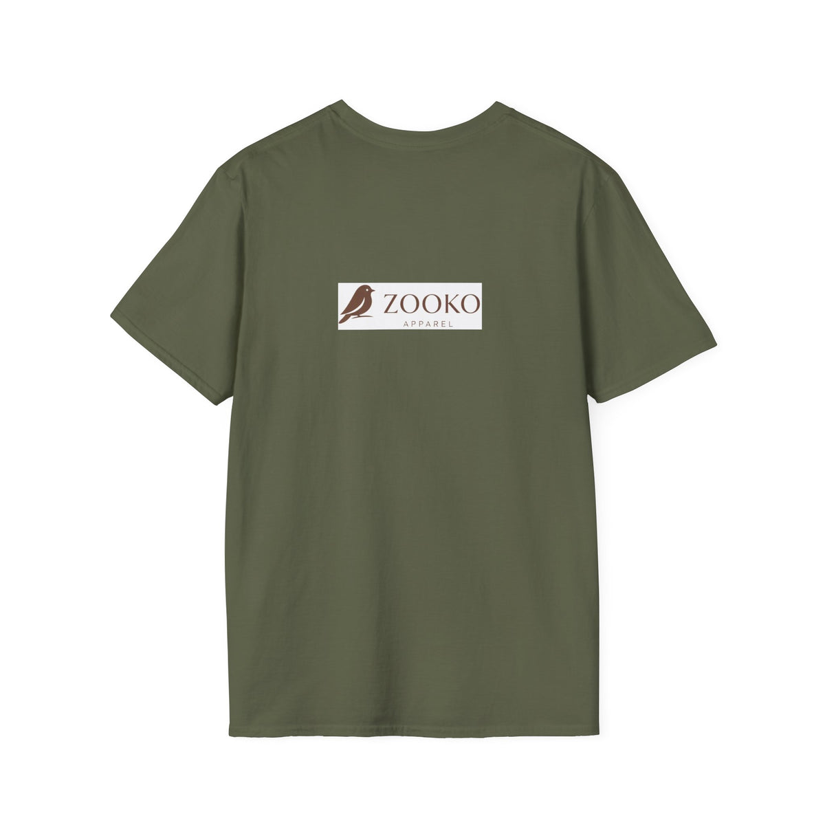 Zooko Bird Logo T-Shirt — Minimalist Branded Crew Tee