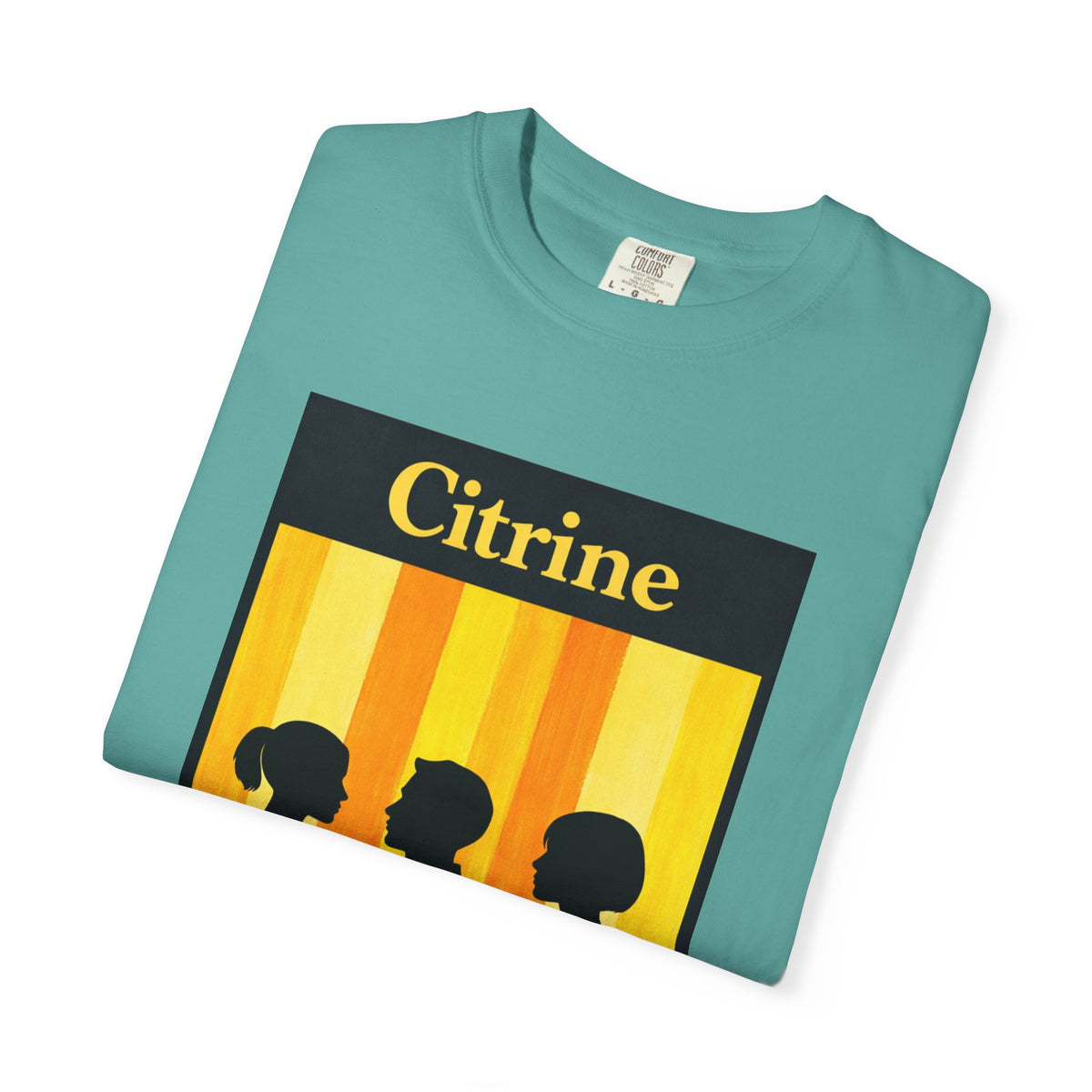 Citrine Silhouette Retro T-Shirt