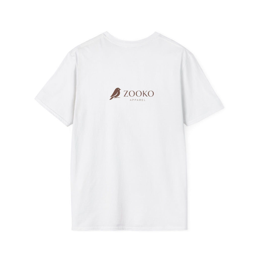Mintlight Silhouette Tee — Retro Striped Graphic T-Shirt