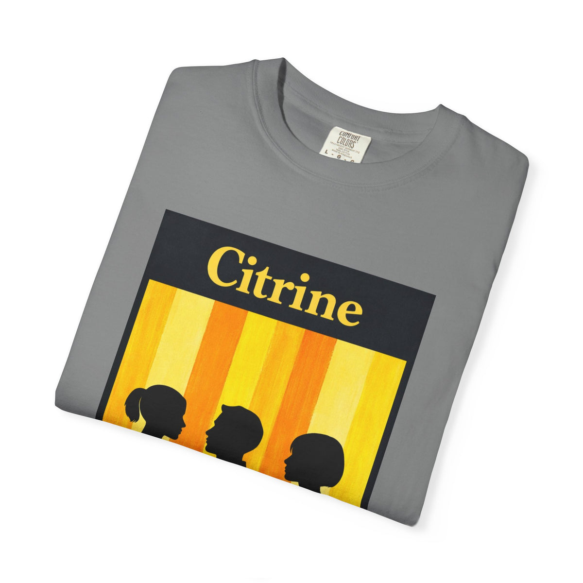 Citrine Silhouette Retro T-Shirt
