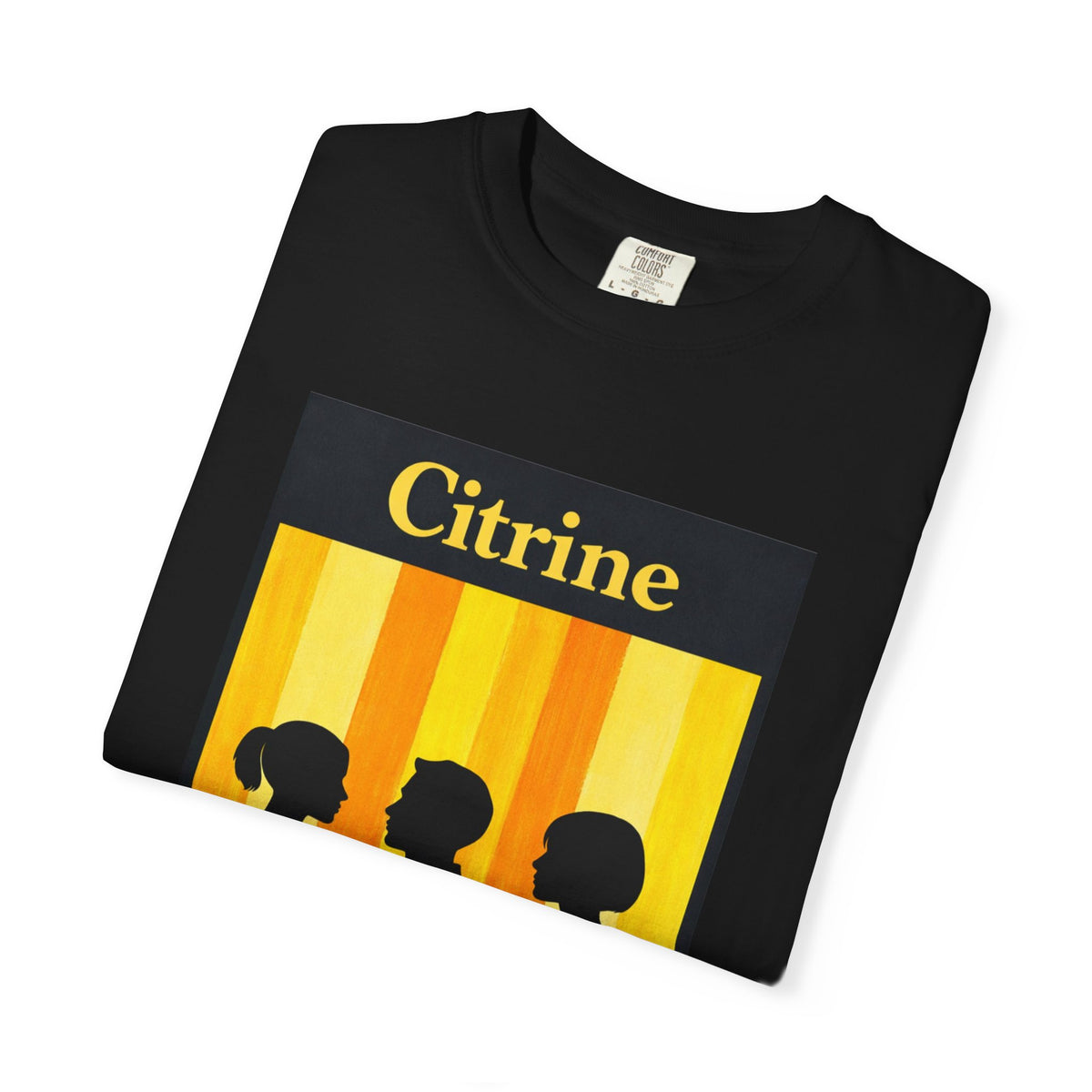 Citrine Silhouette Retro T-Shirt