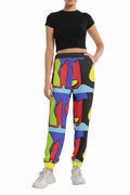 Bold Colors-Elastic Waist Tapered Sweatpant