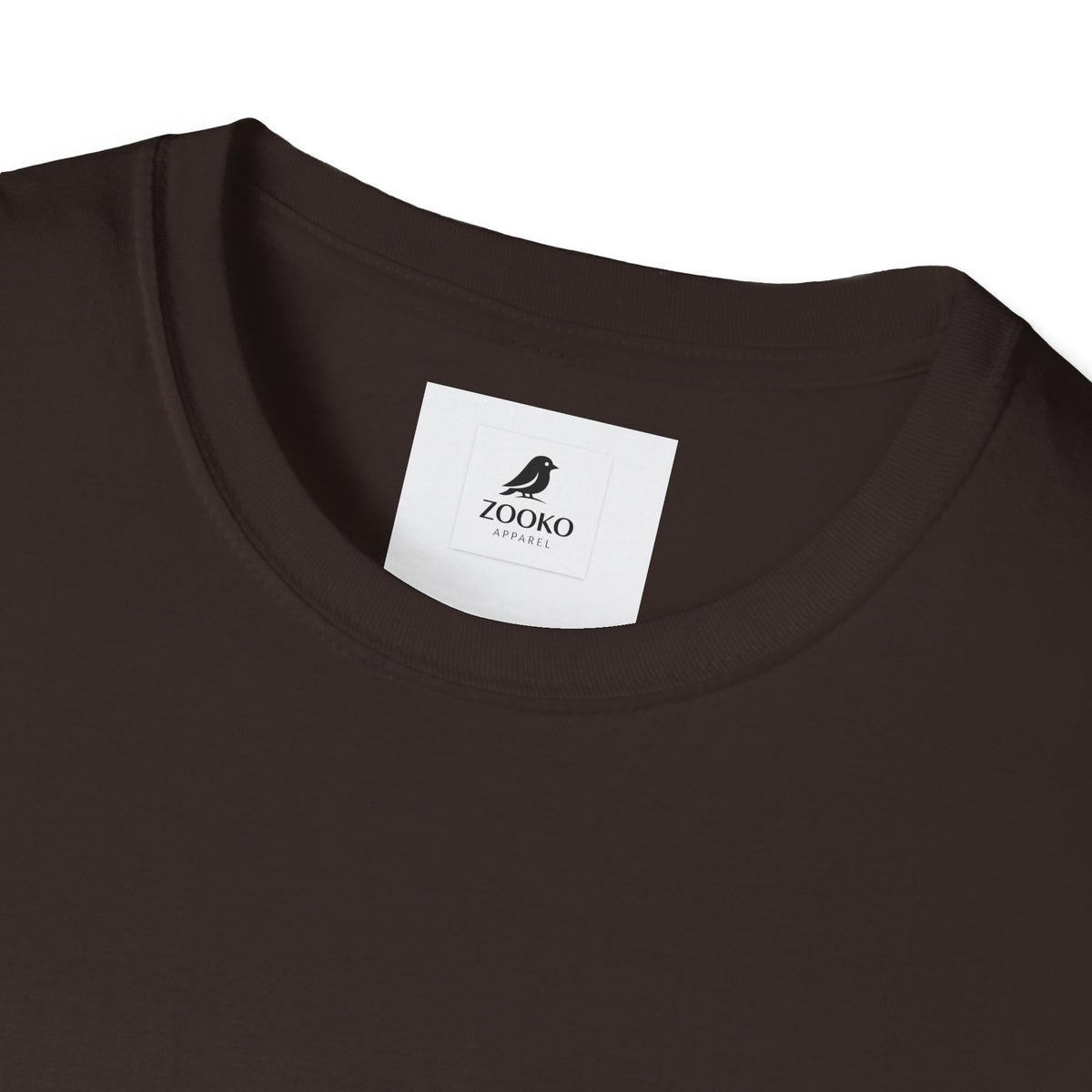 Zooko Bird Logo T-Shirt — Minimalist Branded Crew Tee