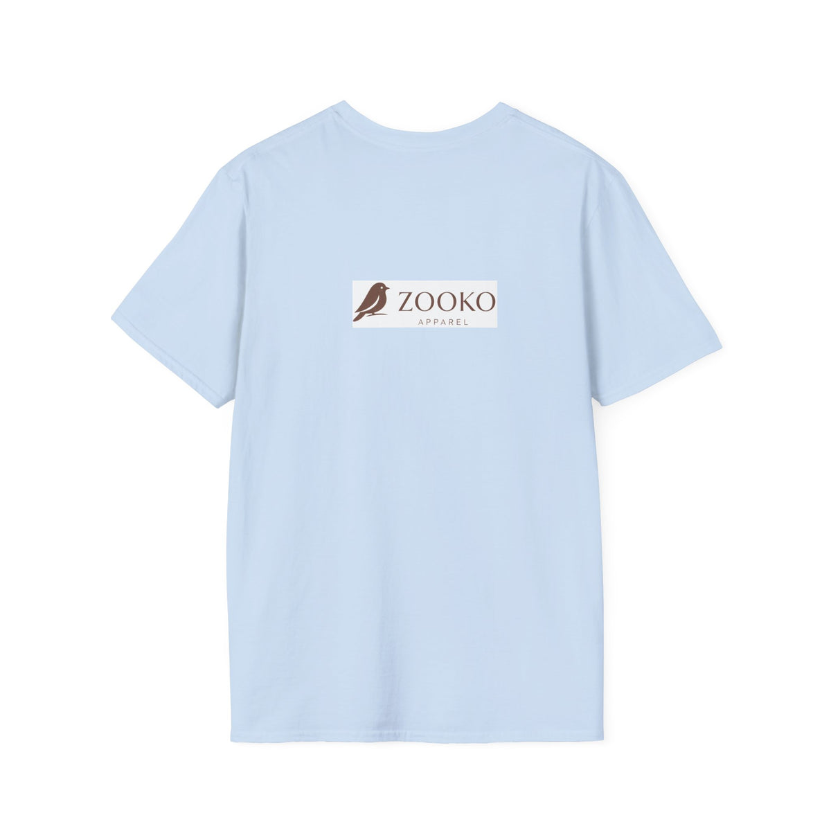 Mintlight Silhouette Tee — Retro Striped Graphic T-Shirt