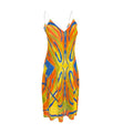 Carnival Art Print Sleeveless Midi Dress — Original by Devon Whyte