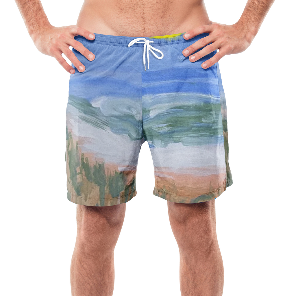Men's All-over Print Beach Shorts