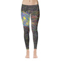 black print Women's Temp Control Cotton Leggings