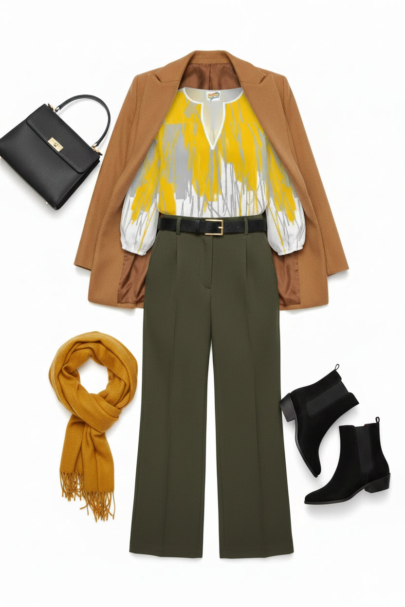 Yellow Womens Blouse