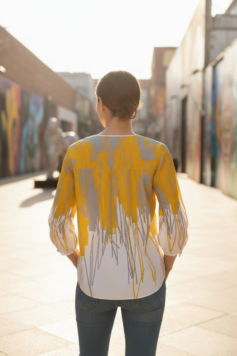Yellow Womens Blouse