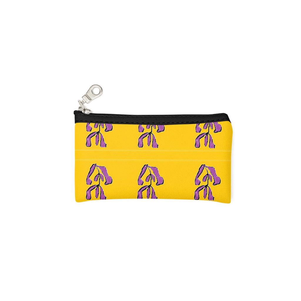 Yellow Zip Top Pouch