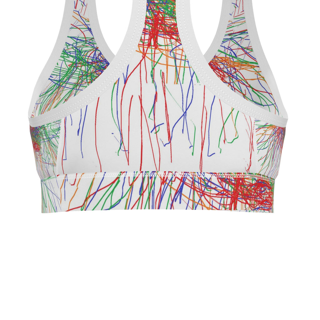 Crayon Colors Sports Bra