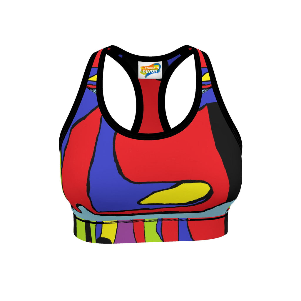 Color Blocks Sports Bra