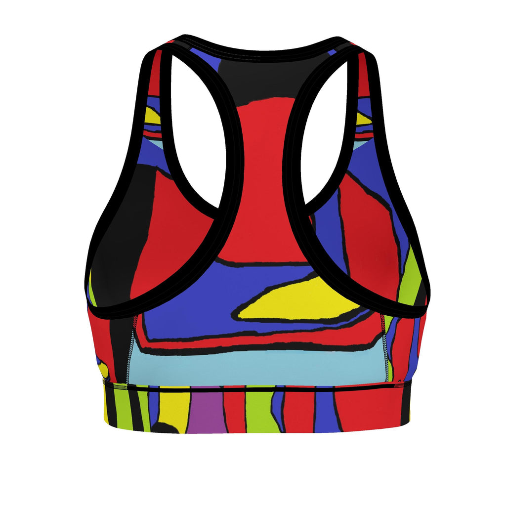 Color Blocks Sports Bra