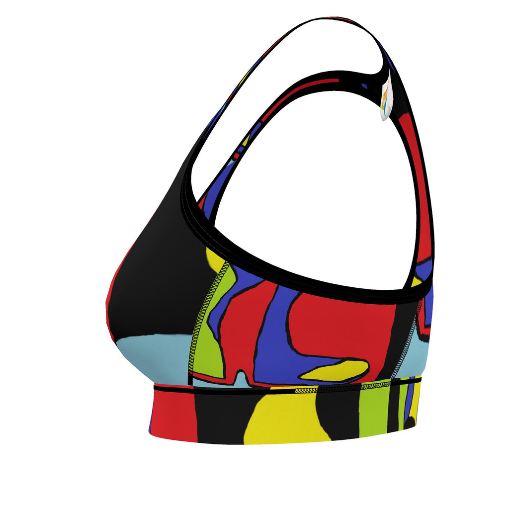 Color Blocks Sports Bra