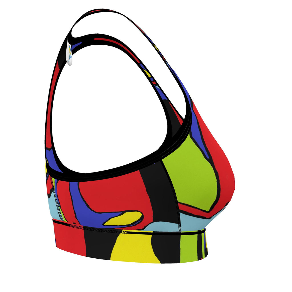 Color Blocks Sports Bra