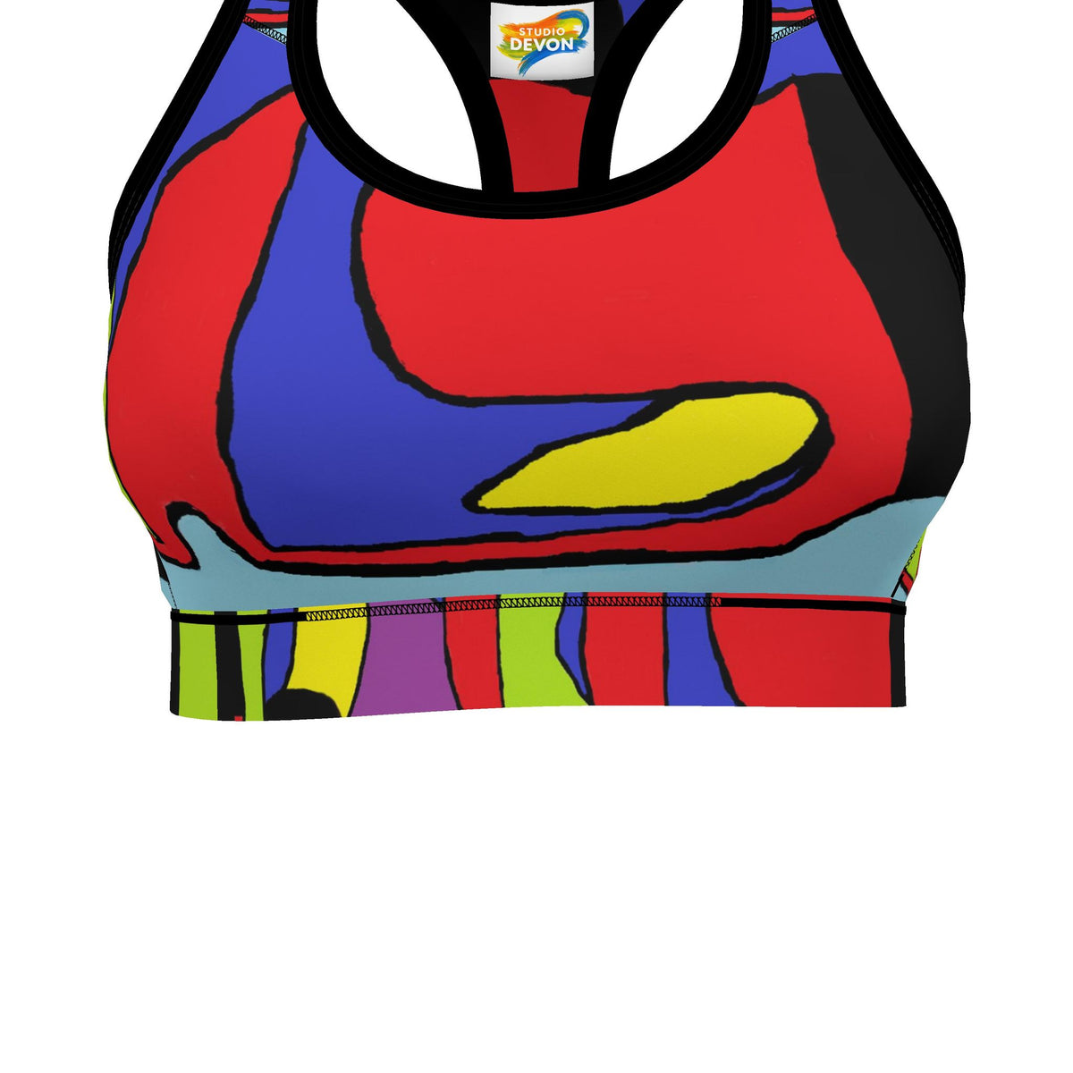 Color Blocks Sports Bra