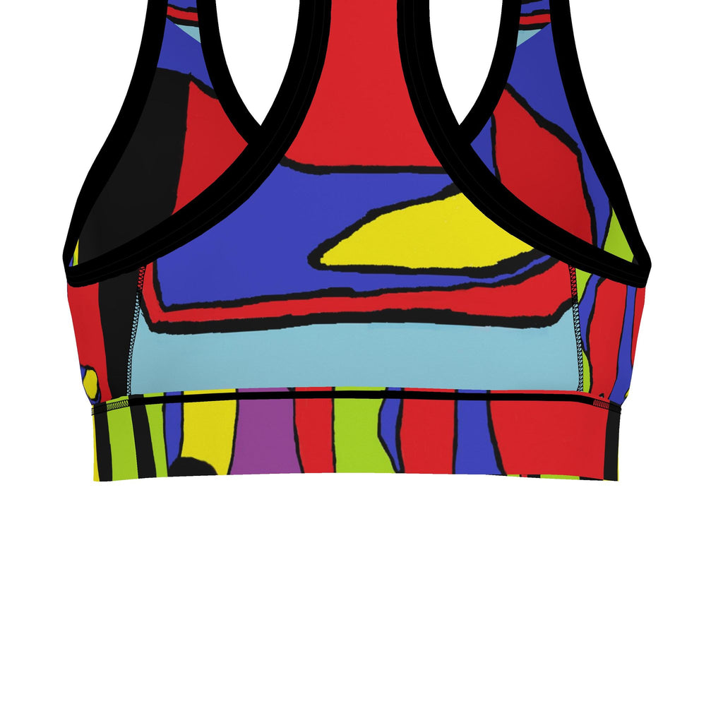 Color Blocks Sports Bra