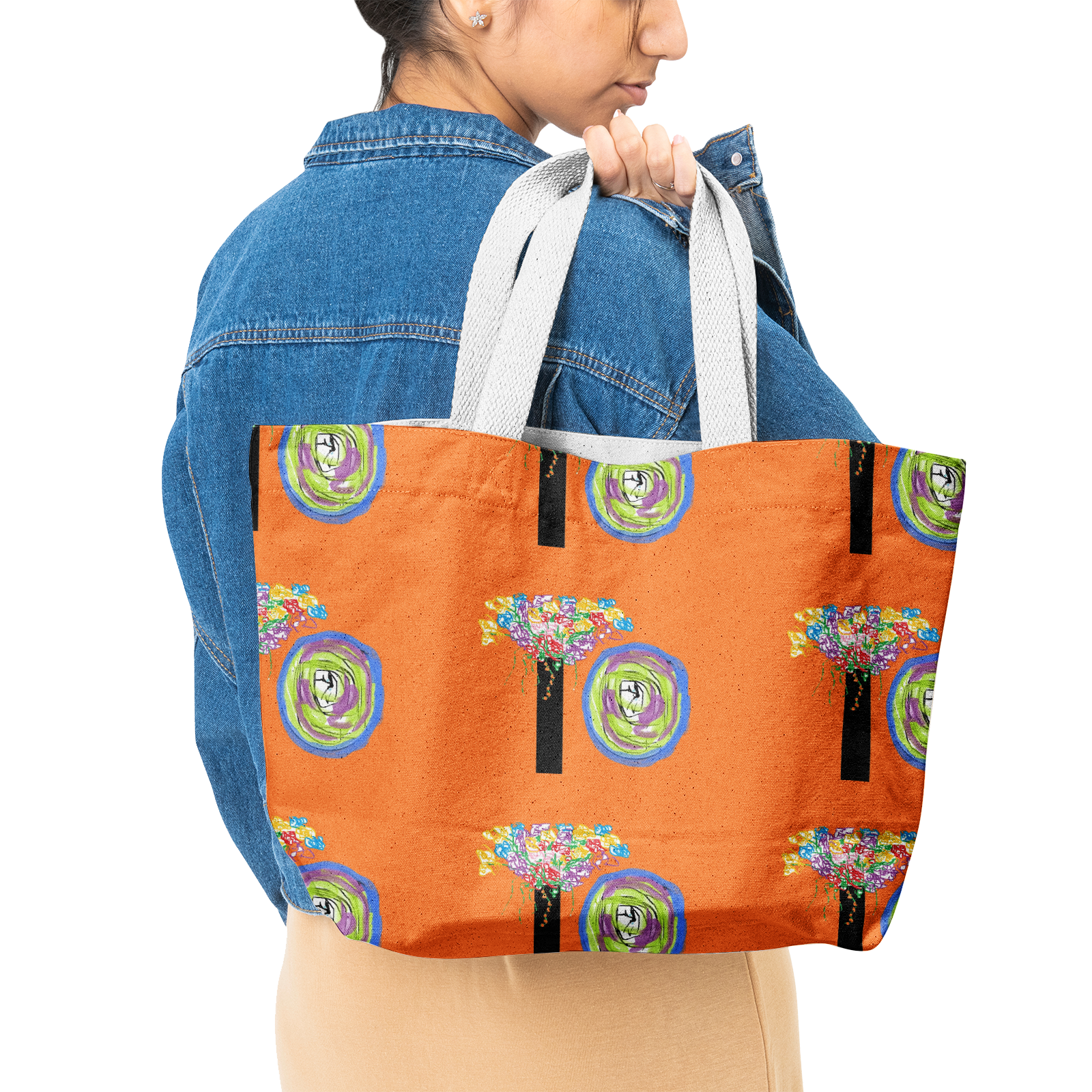 Heavy Duty and Strong Natural Canvas Tote Bags