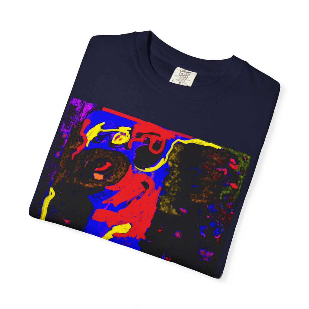 T-Shirt — Abstract Neon Pop Art Graphic Tee