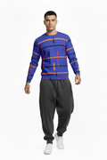 Purple print-Men's Sweatshirts