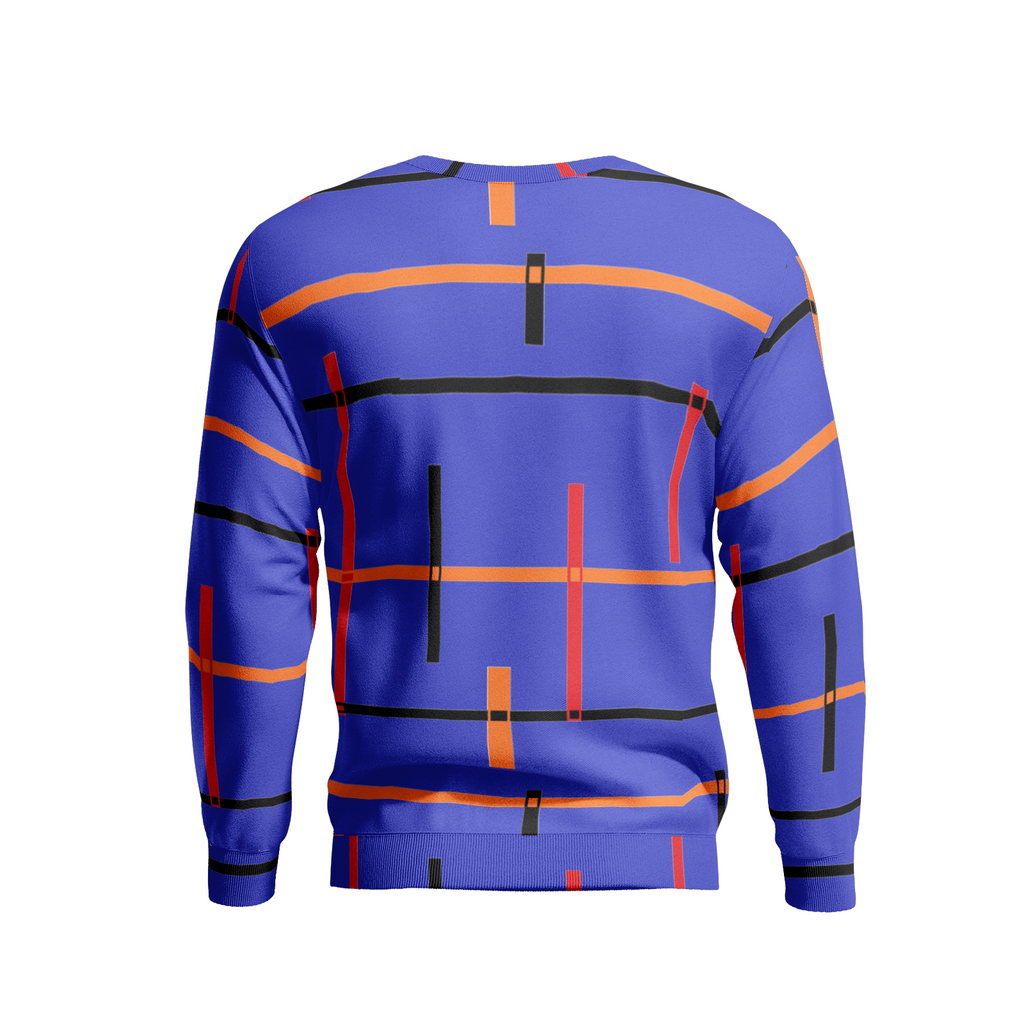 Purple print-Men's Sweatshirts