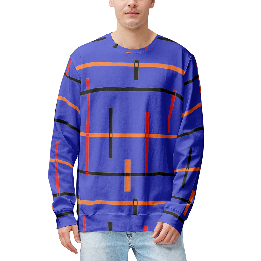 Purple print-Men's Sweatshirts