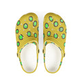 Green Avocado Pattern Clogs - EVA Foam Garden Shoes