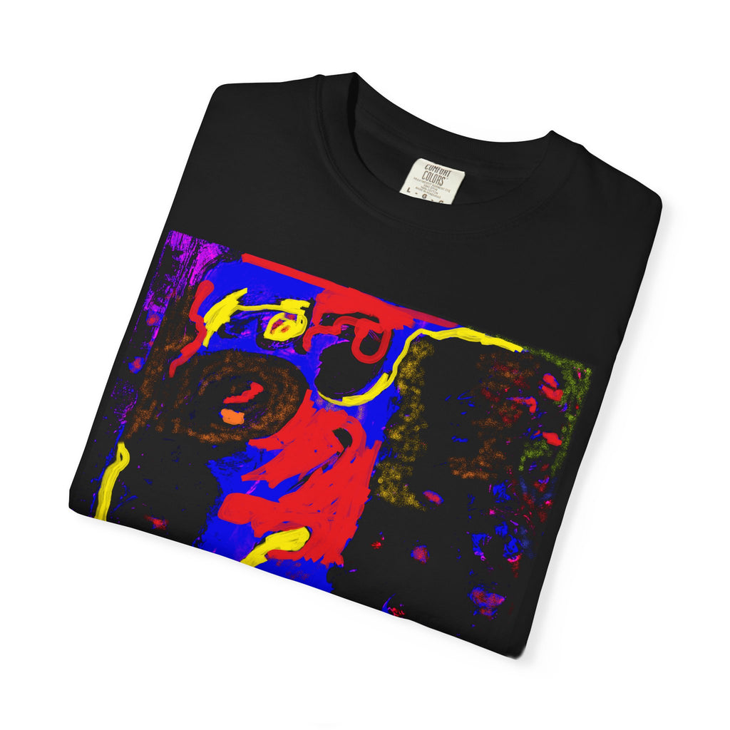 T-Shirt — Abstract Neon Pop Art Graphic Tee