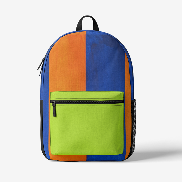 Retro Colorful Print Trendy Backpack