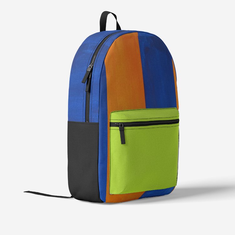 Retro Colorful Print Trendy Backpack