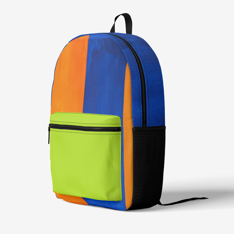 Retro Colorful Print Trendy Backpack