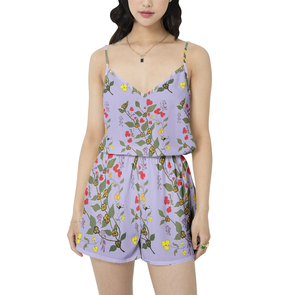 Floral Cami Top and Short Pajama Set