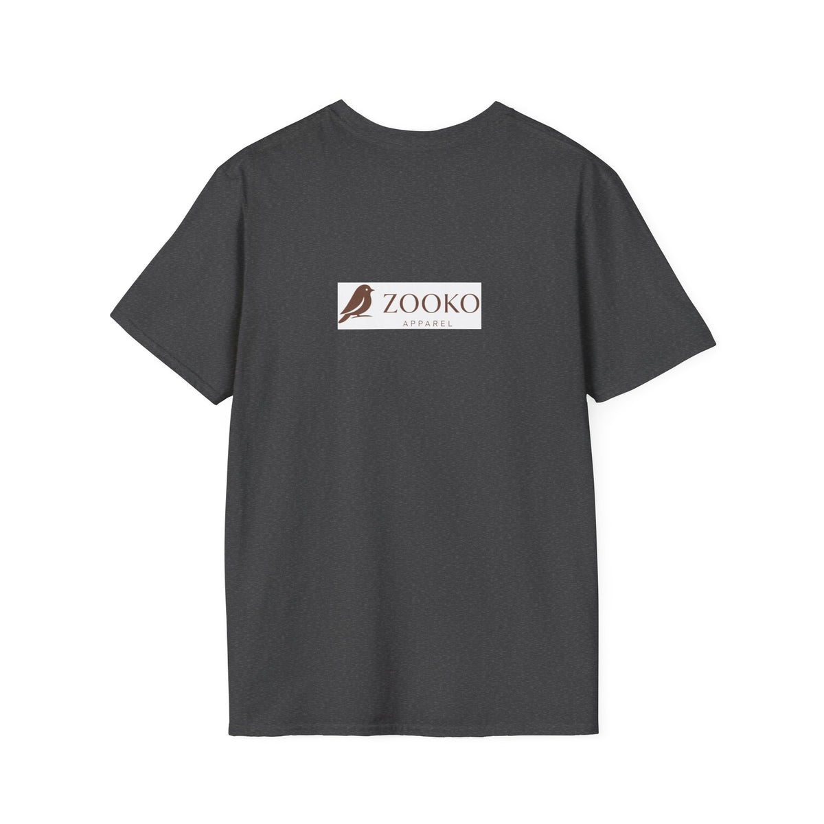 Zooko Bird Logo T-Shirt — Minimalist Branded Crew Tee