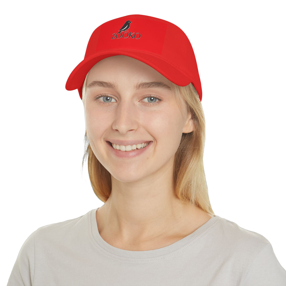 Zooko bird logo Baseball Cap | embroidered bird emblem, adjustable hat