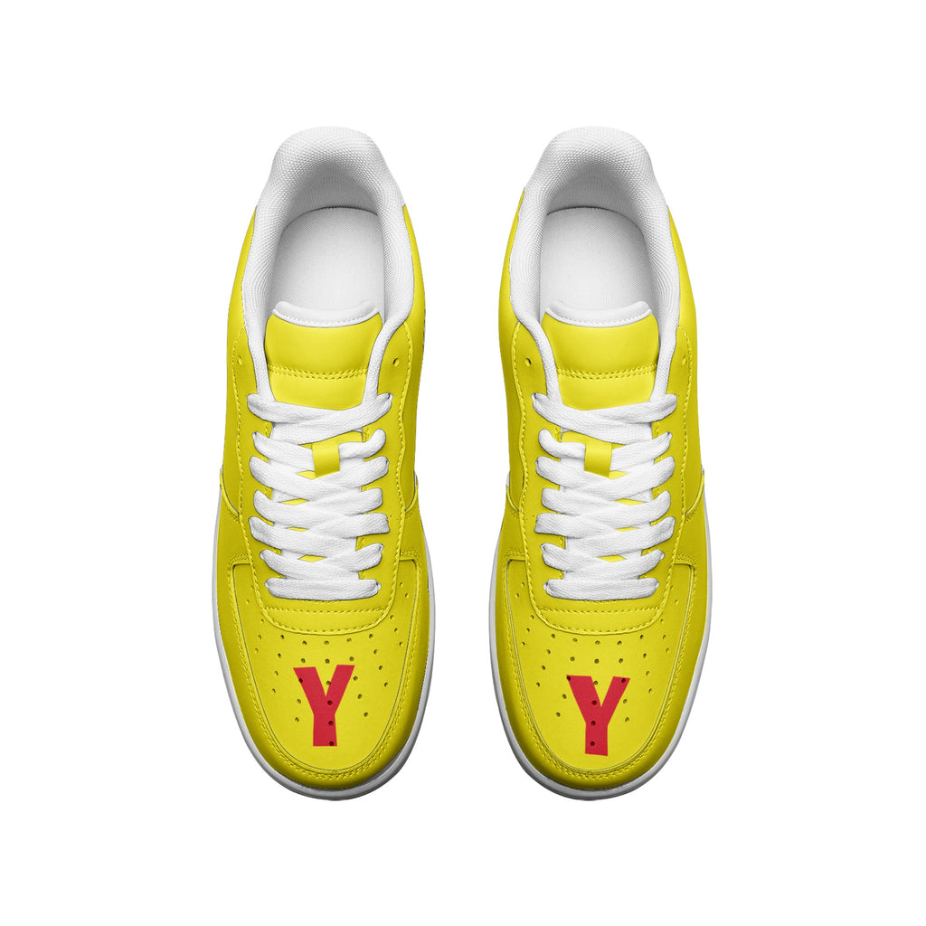 Unisex Low Top Leather Sneakers