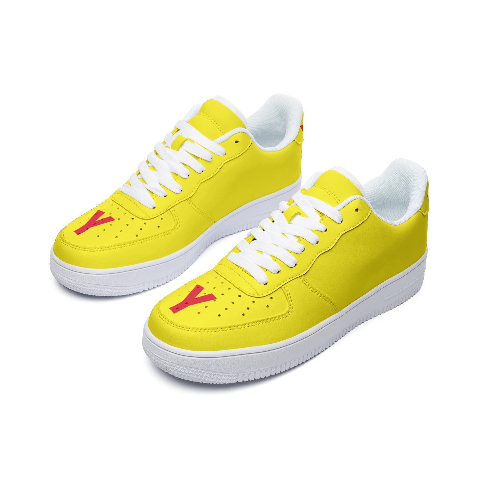Unisex Low Top Leather Sneakers