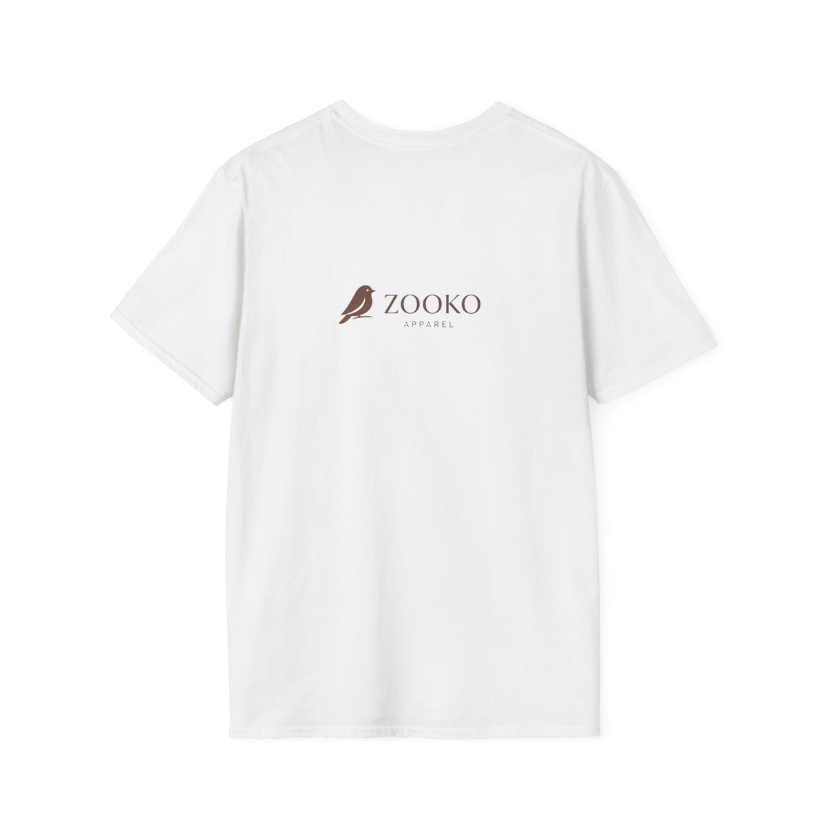 Zooko Bird Logo T-Shirt — Minimalist Branded Crew Tee