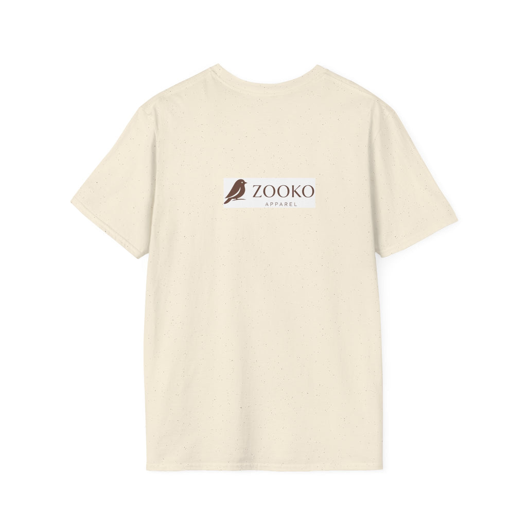 Mintlight Silhouette Tee — Retro Striped Graphic T-Shirt